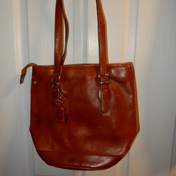 leather tote - Picture 1 of 5
